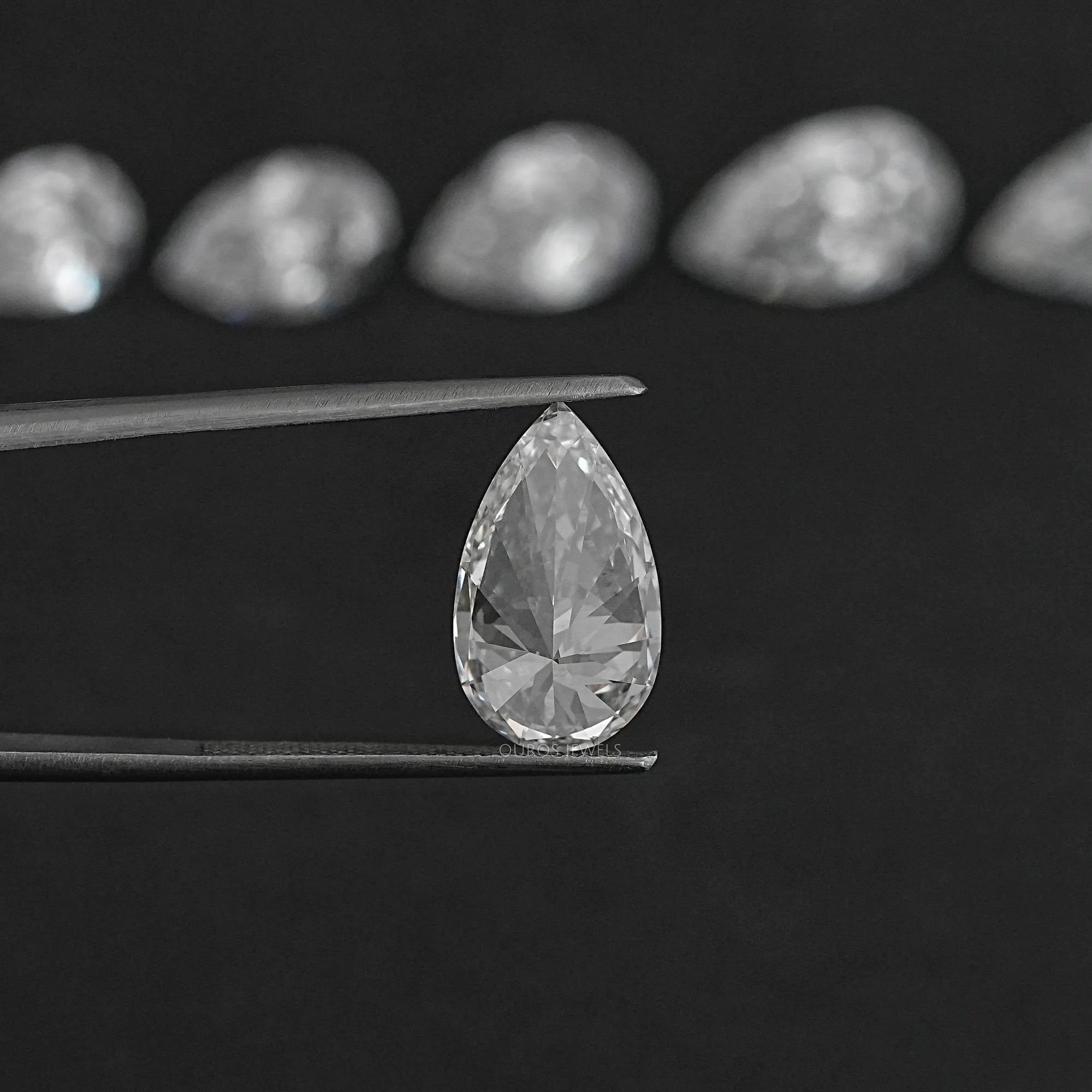 Certified Pear Cut Lab Grown Diamond Loose