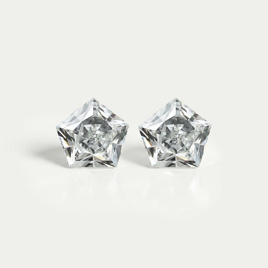 Antique Shape Pentagon Diamond Pair Loose