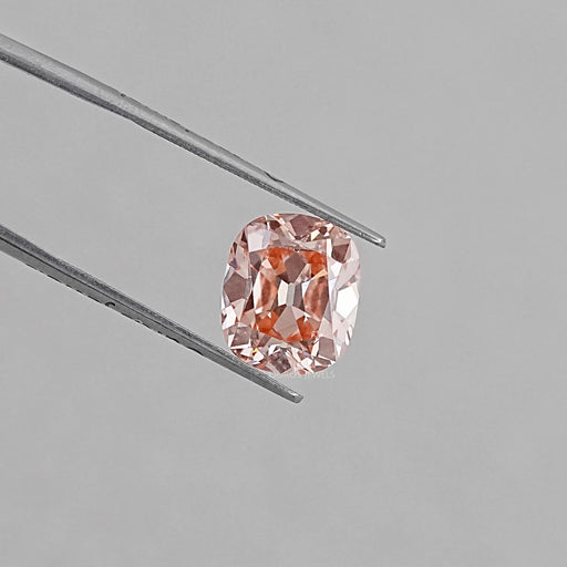 Pink Cushion Cut Lab Grown Diamond 