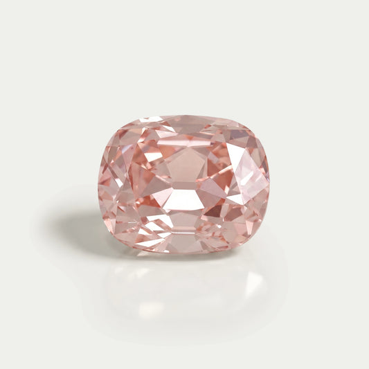 Old Mine Pink Cushion Cut Lab Grown Diamond - 5.25 Carat