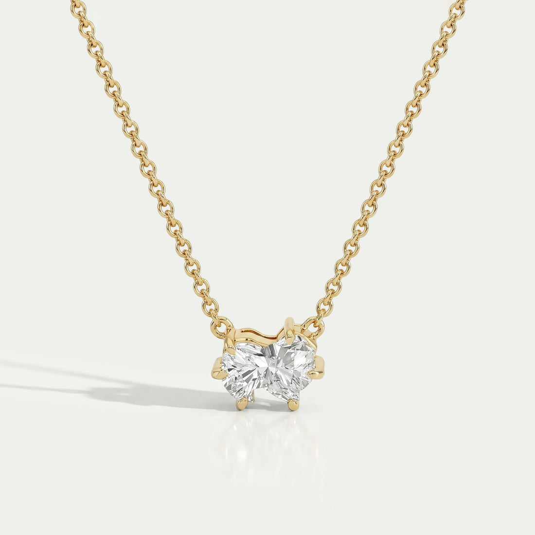 Antique Pomeranian Diamond Bezel Set Solitaire Pendant