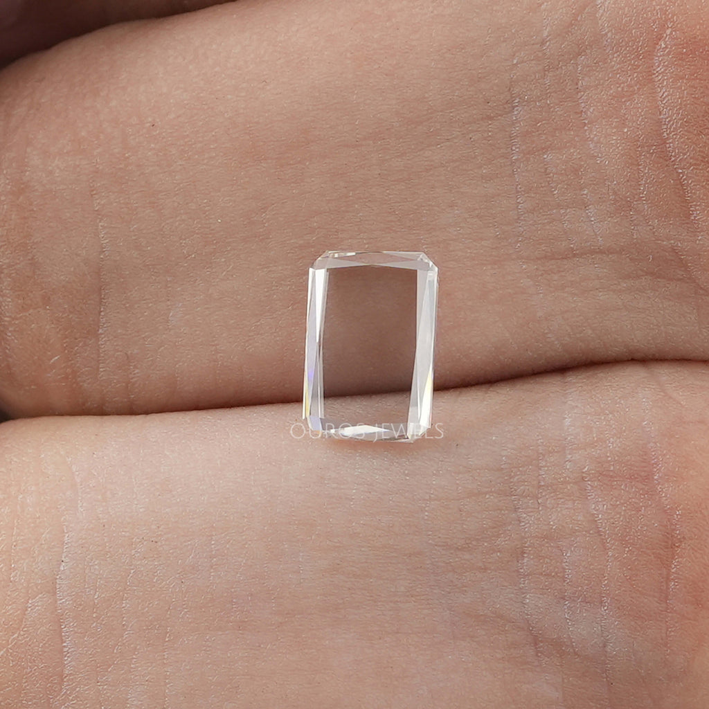 Portrait Emerald Cut Lab Grown Diamond