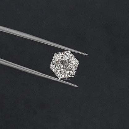 Portuguese Hexagon Cut Lab Diamond Loose Loose