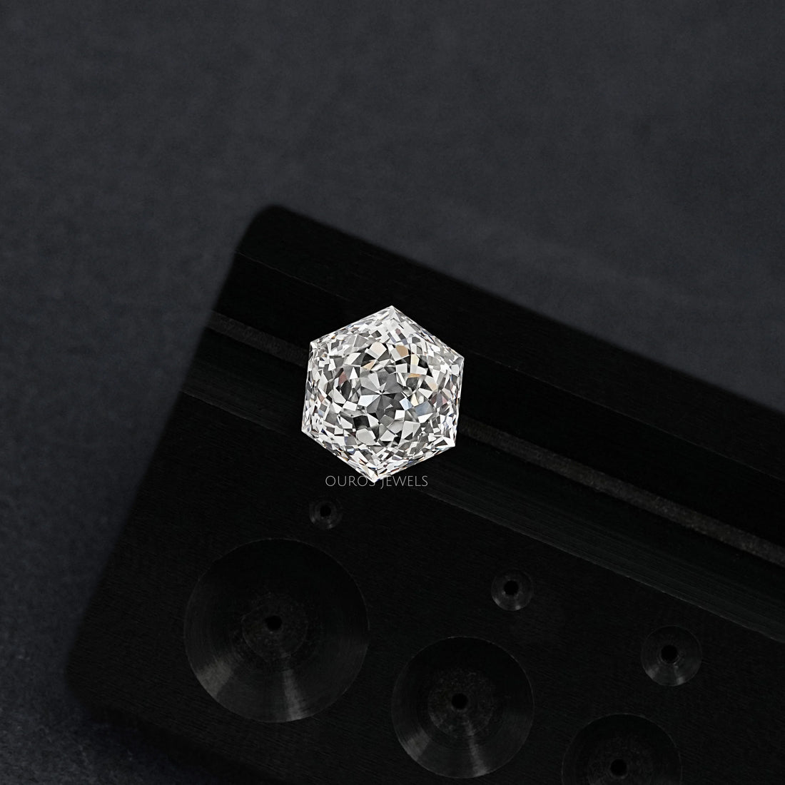 Portuguese Hexagon Cut Lab Diamond Loose Loose