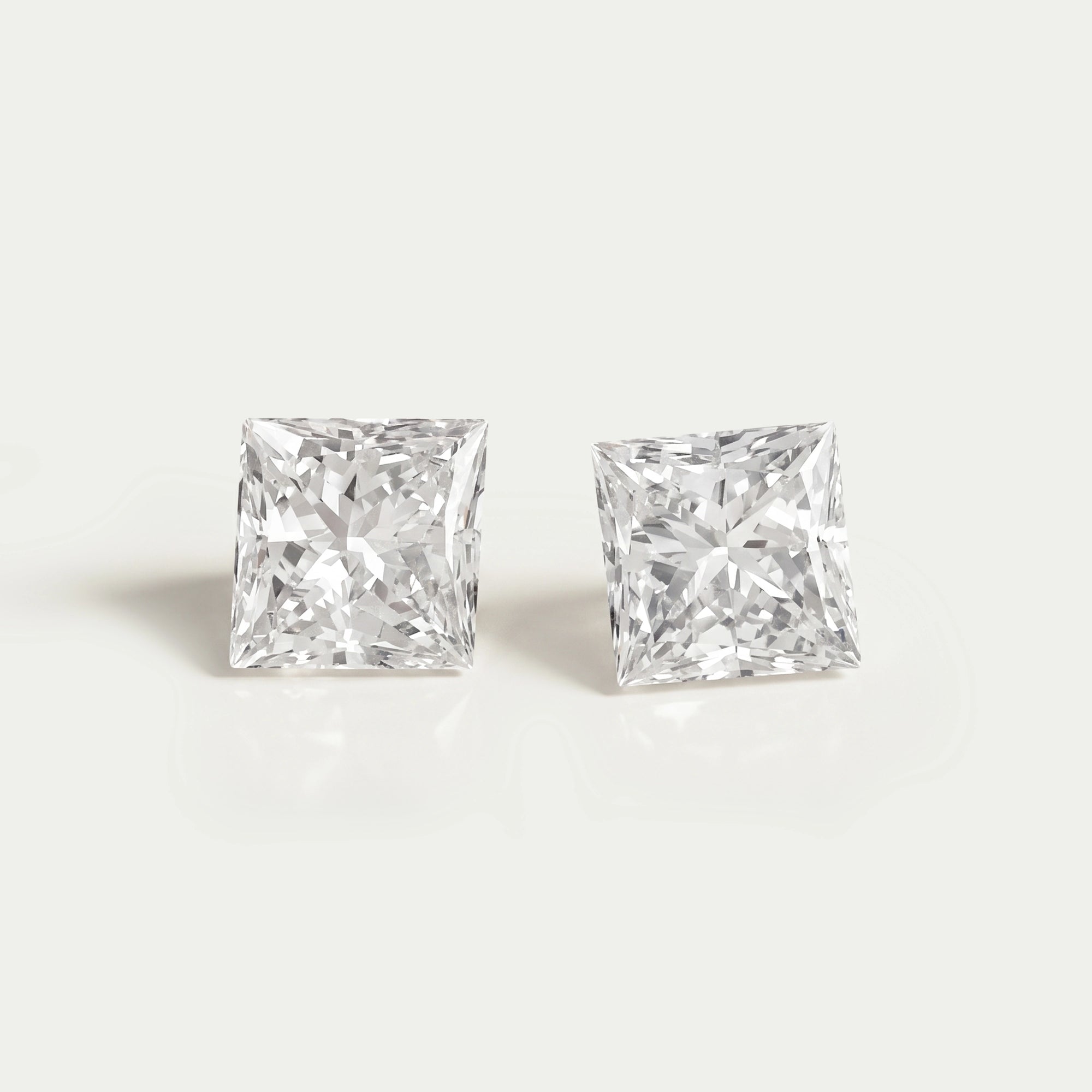 Princess Cut Lab Grown Diamond Pair Loose