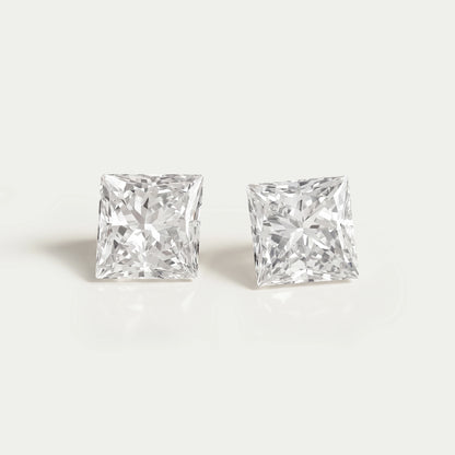 Princess Cut Lab Grown Diamond Pair Loose