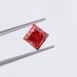 Princess Cut Lab Grown Diamond With 2.00 Carat