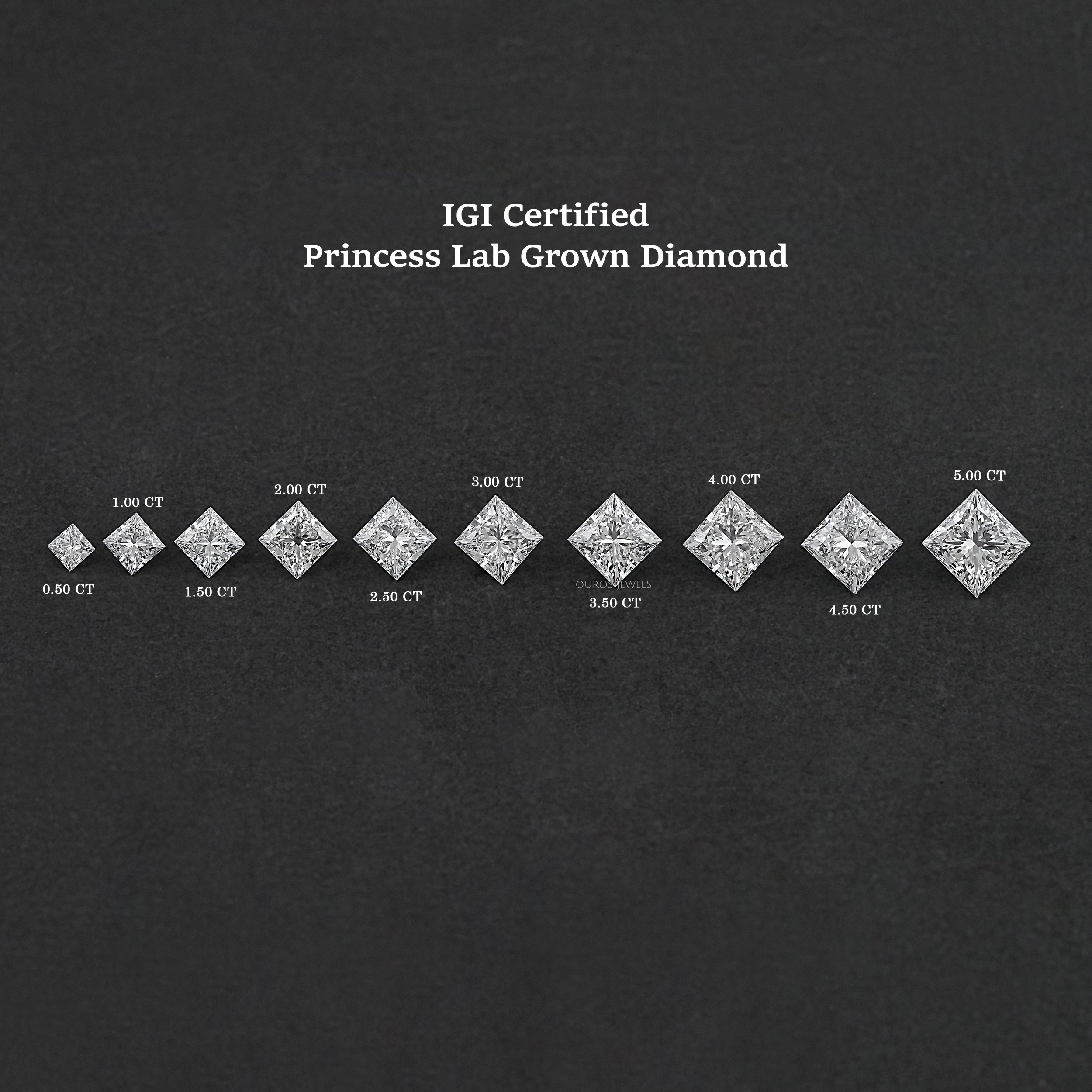 Princess Cut Lab Diamond