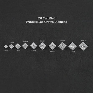 Princess Cut Lab Diamond