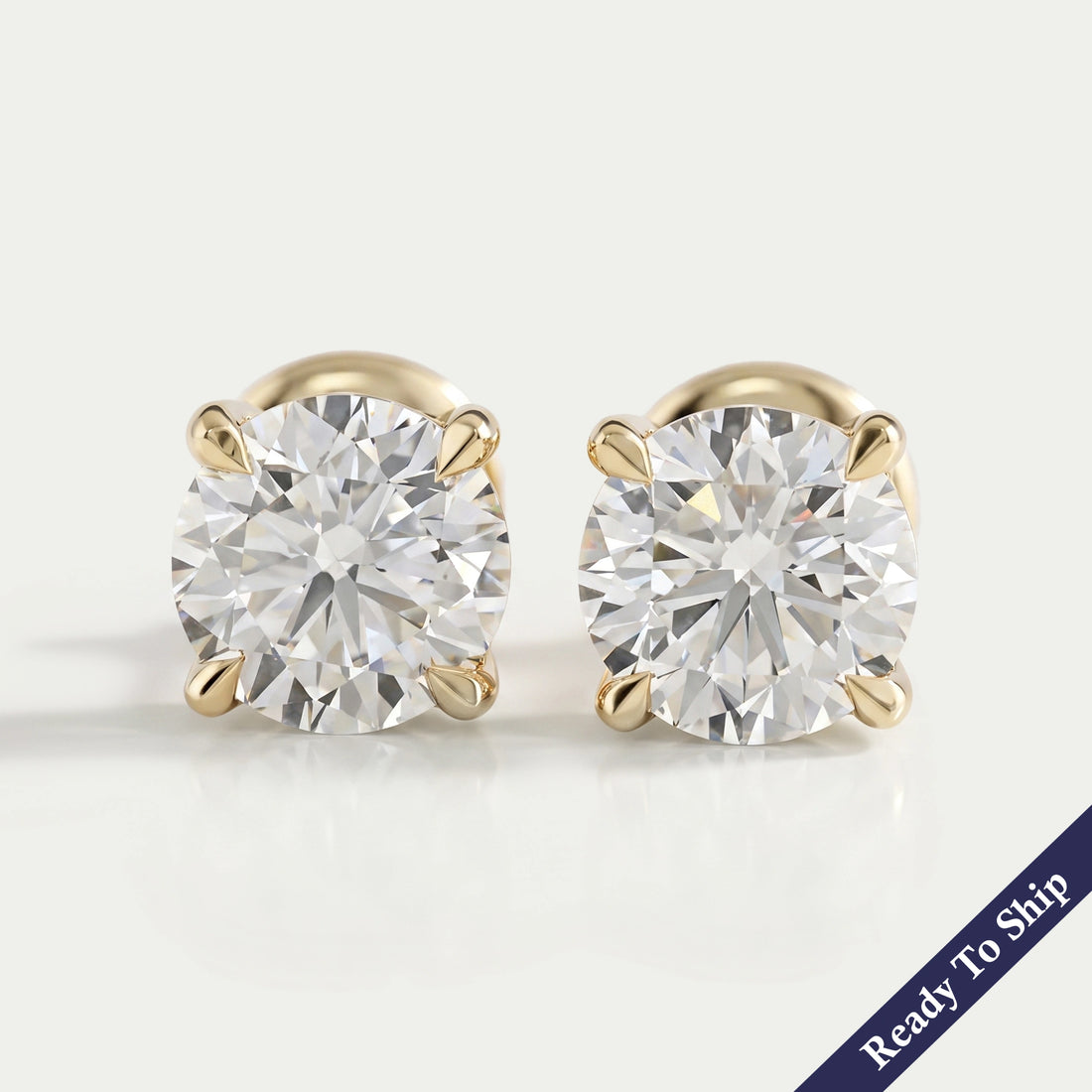 Round Brilliant Diamond Stud Earrings Earring
