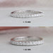 1.80mm round cut diamond eternity wedding band 