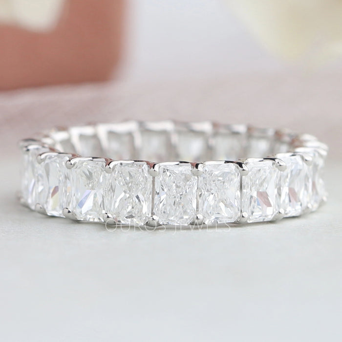 Radiant Cut Lab Diamond Eternity Ring