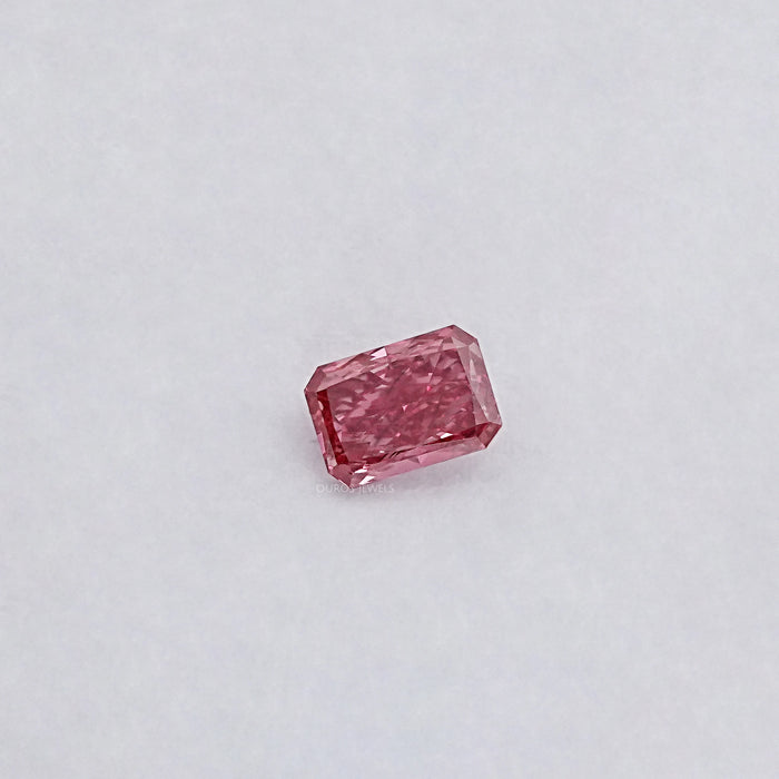 Red Radiant Lab Grown Loose Diamond