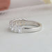 half eternity radiant diamond band