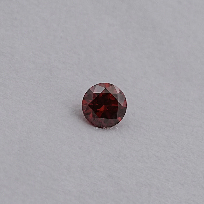 Red Round Lab Grown Diamond Loose