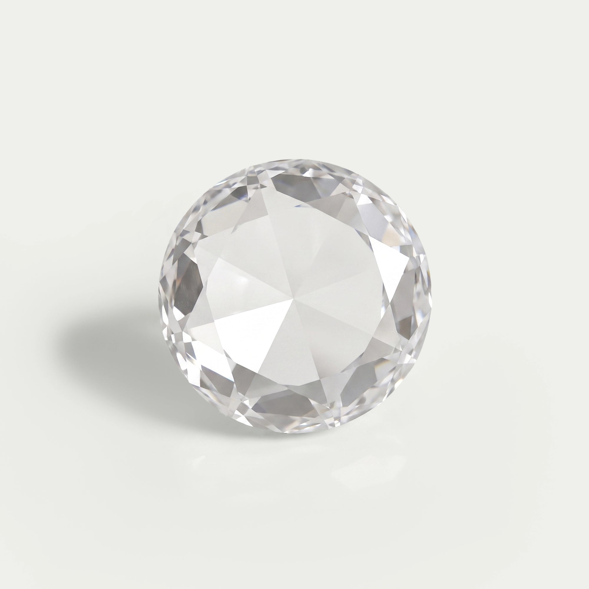 Rose Cut Round Lab Loose Diamond Loose