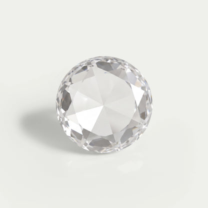 Rose Cut Round Lab Loose Diamond Loose