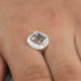 Loose lab grown diamond rose cut in 5 carat