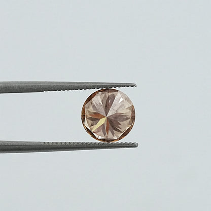 Round Cut Brown Lab Grown Diamond Loose