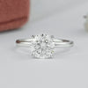 Round Cut Lab Grown Diamond Solitaire Engagement Ring