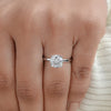 Round Cut Lab Grown Diamond Solitaire Engagement Ring