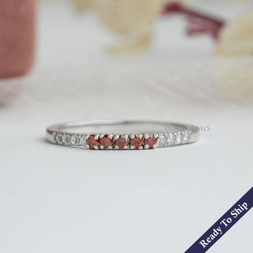 Round Cut Lab Grown Diamond Wedding Band