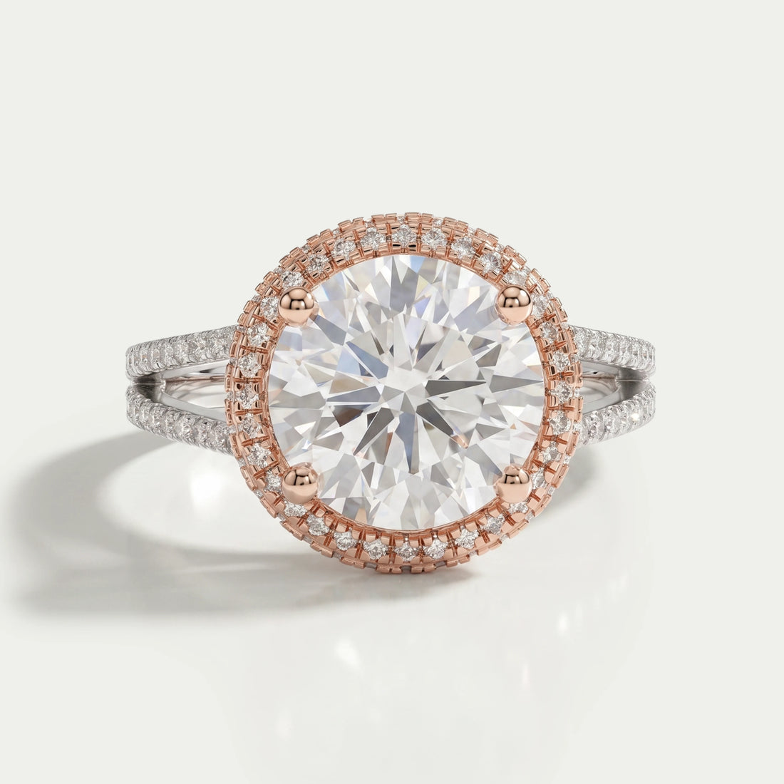 Round Cut Diamond Engagement Ring- Katie Holmes Edition