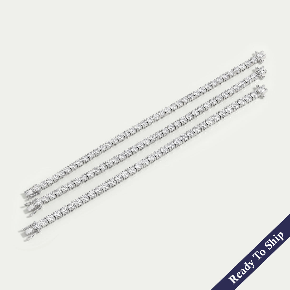 Classic Lab Grown Round Diamond Tennis Bracelet