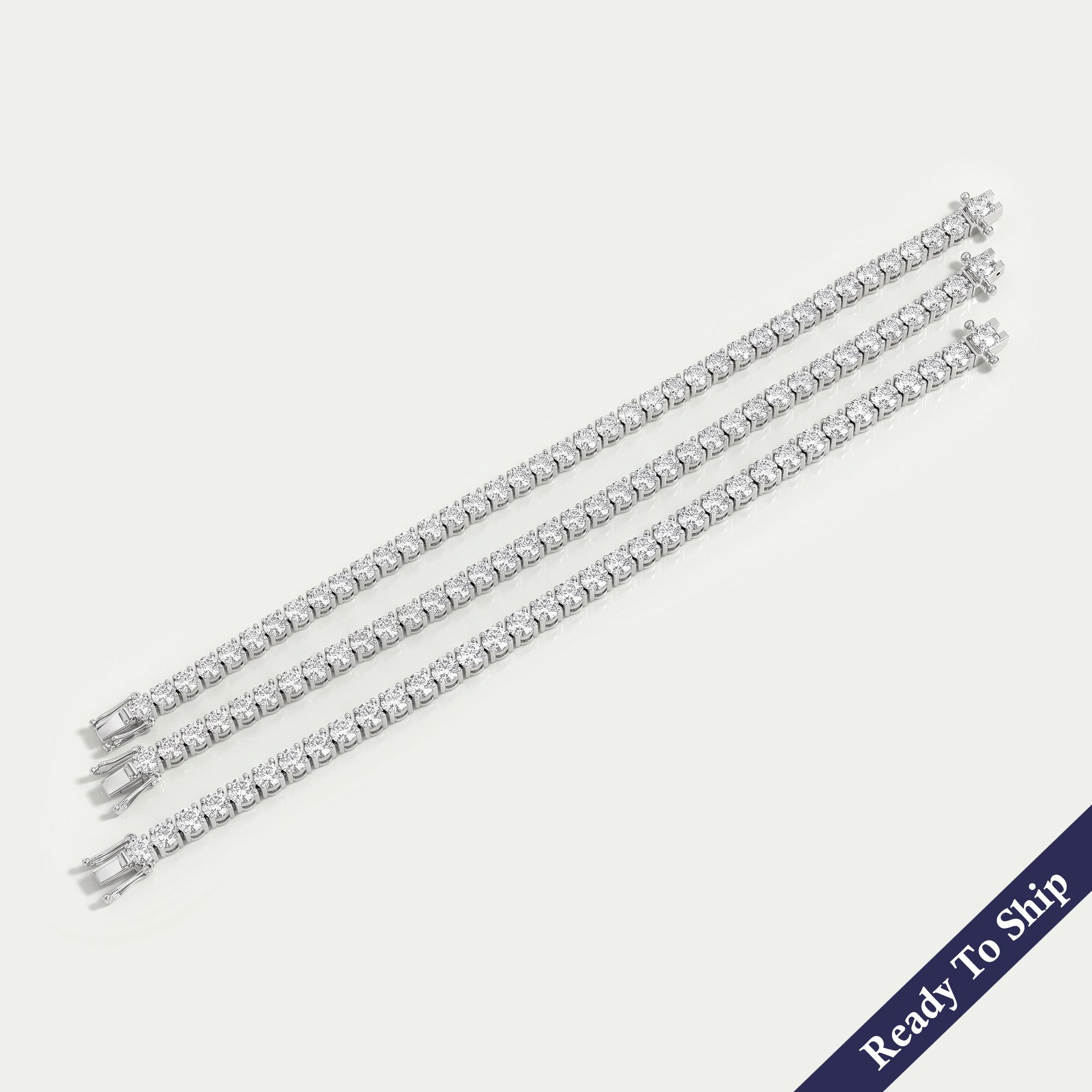 Classic Lab Grown Round Diamond Tennis Bracelet
