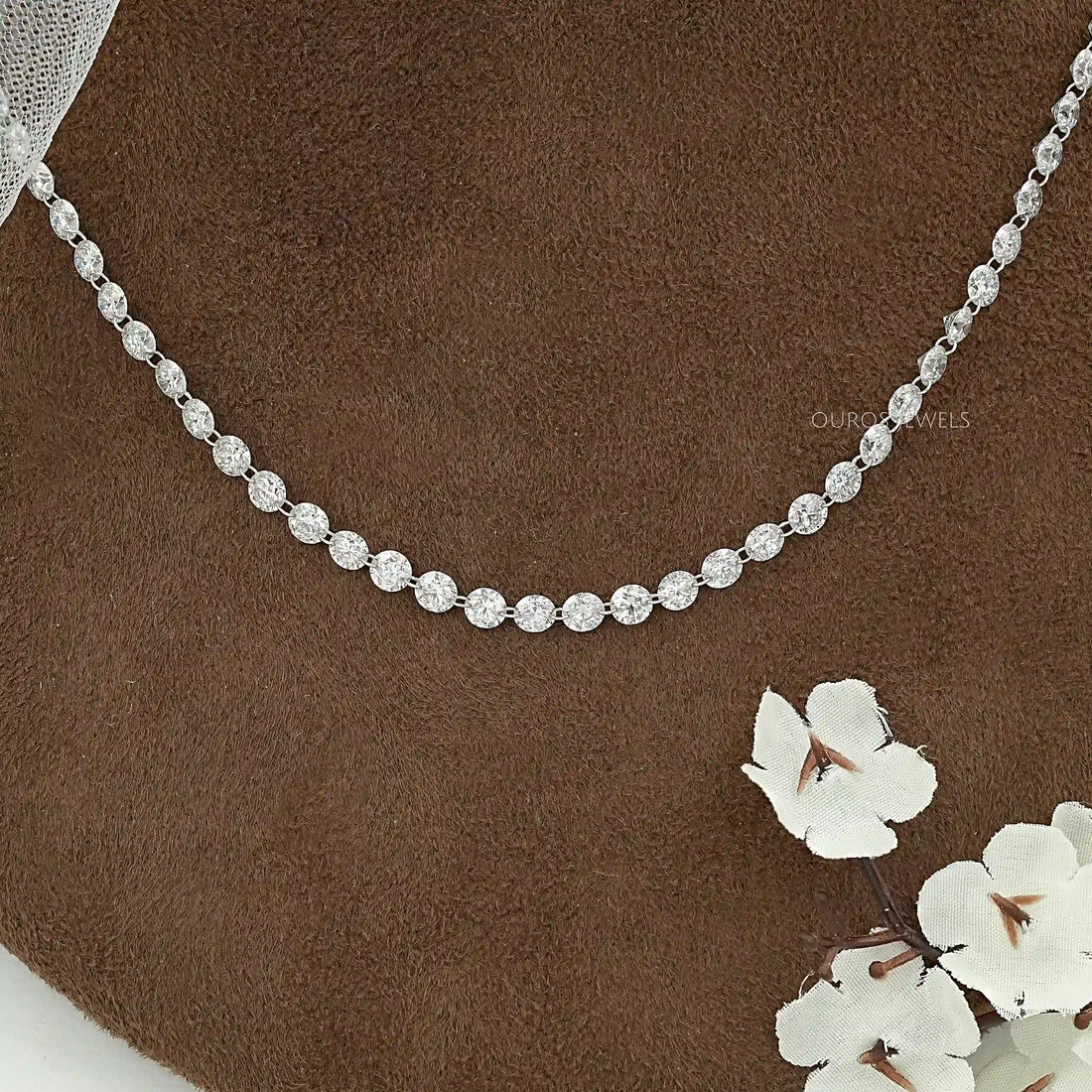 Drill Lab Diamond Tennis Necklace Necklaces