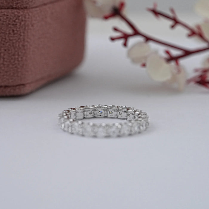 3.00 MM Round Lab Diamond Wedding Ring