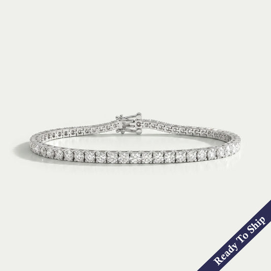 Round Cut Lab Diamond Tennis Bracelet Bracelet