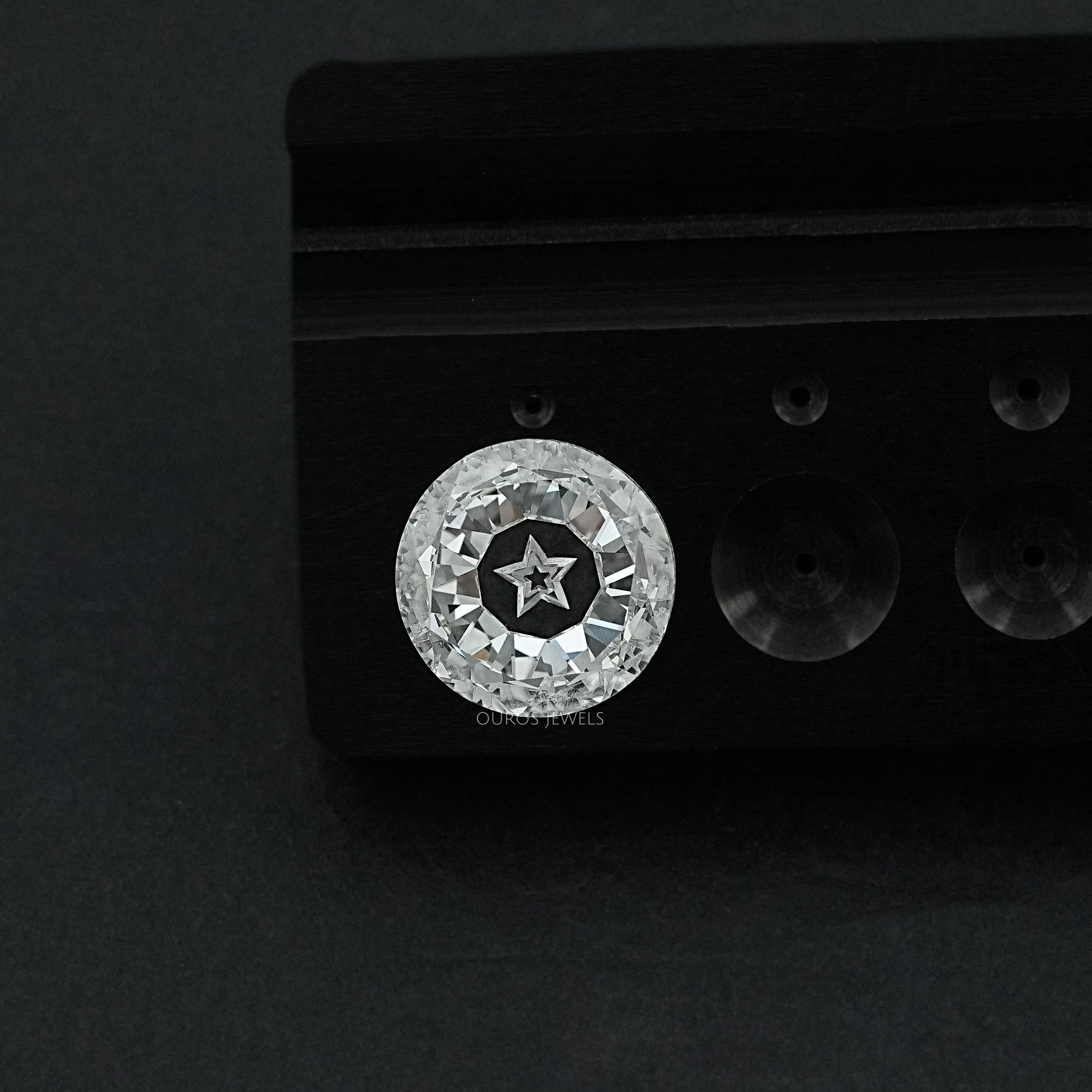 Round Modified Star Cut Lab Diamond
