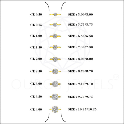 IGI Certified Round Lab Grown Diamond Solitaire Engagement Ring Ring
