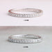 round diamond eternity band