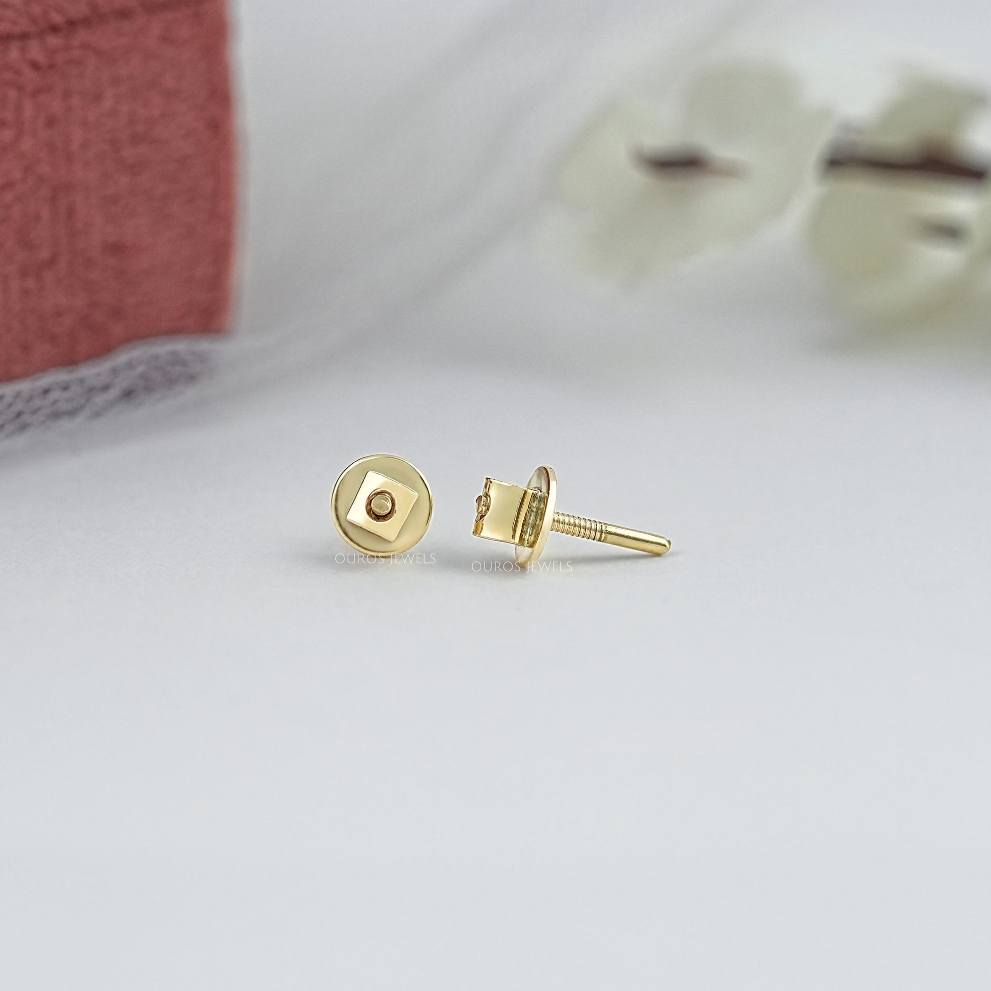 Secure Back Type Stud Earrings For Women