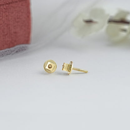 Secure Back Type Stud Earrings For Women