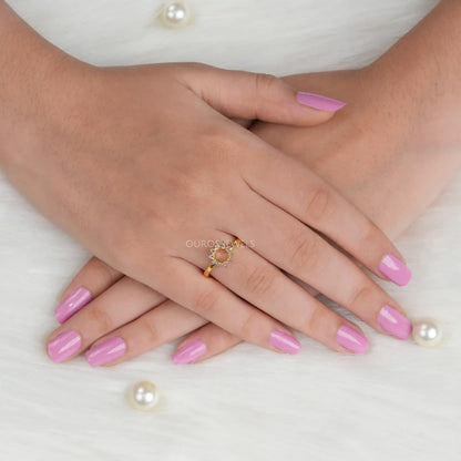 Semi Mount Solitaire Setting Ring