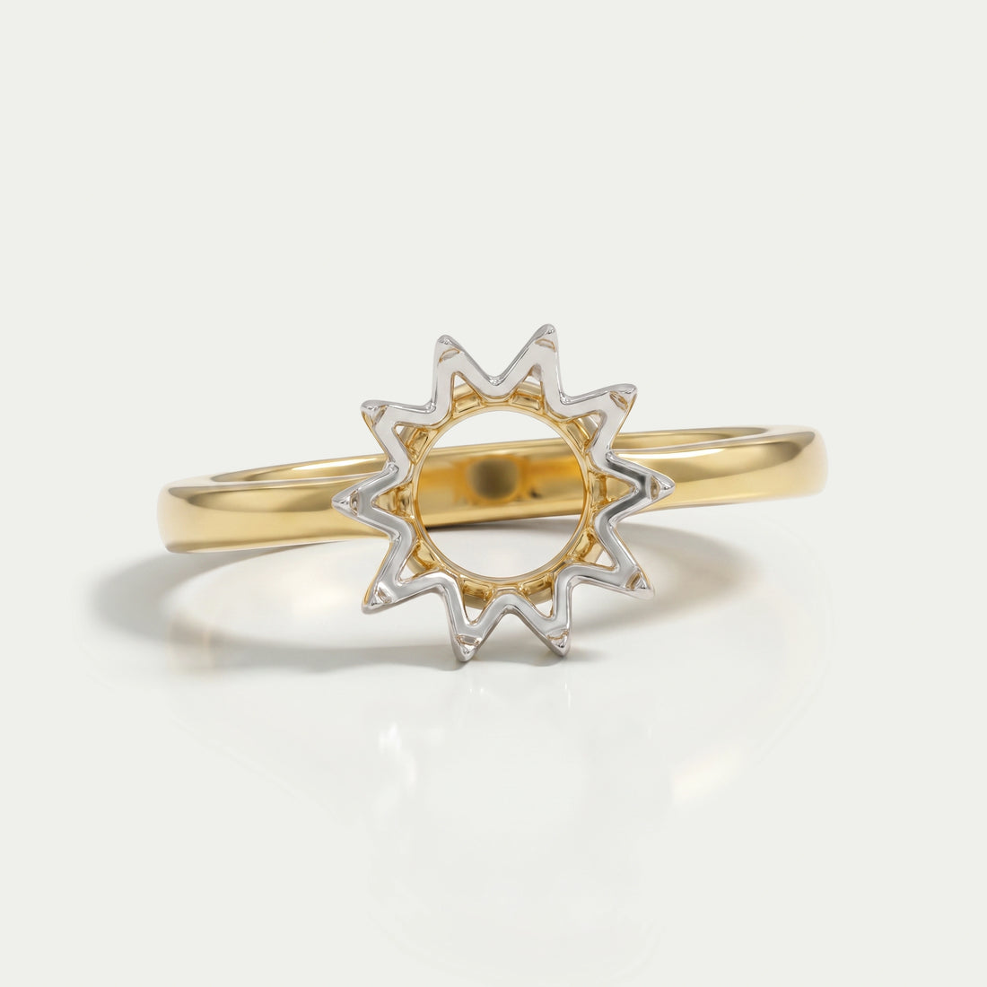 Semi Mount Solitaire Setting Ring