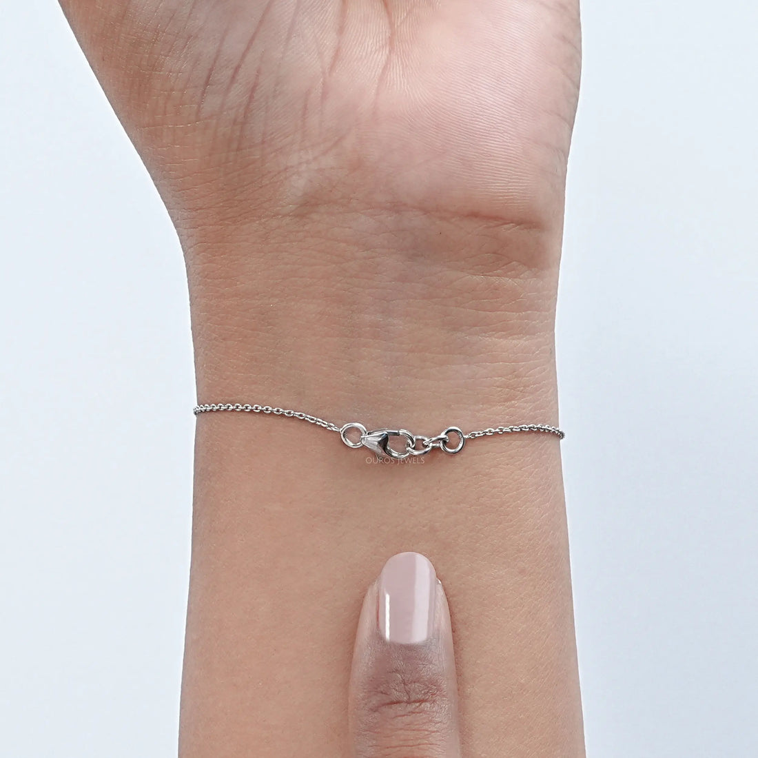 Square Old Mine Cushion Diamond Solitaire Bracelet