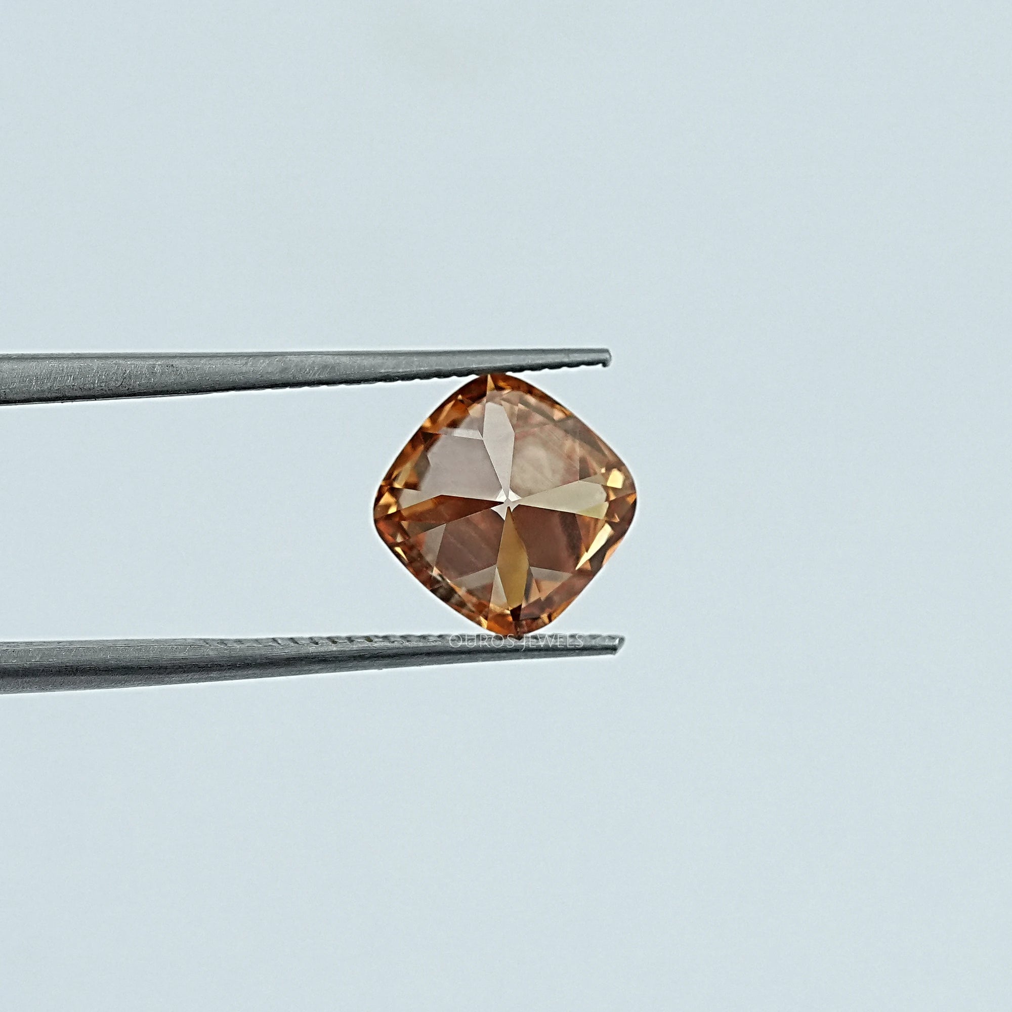 Champagne Square Old Mine Cushion Cut Loose Diamond Loose