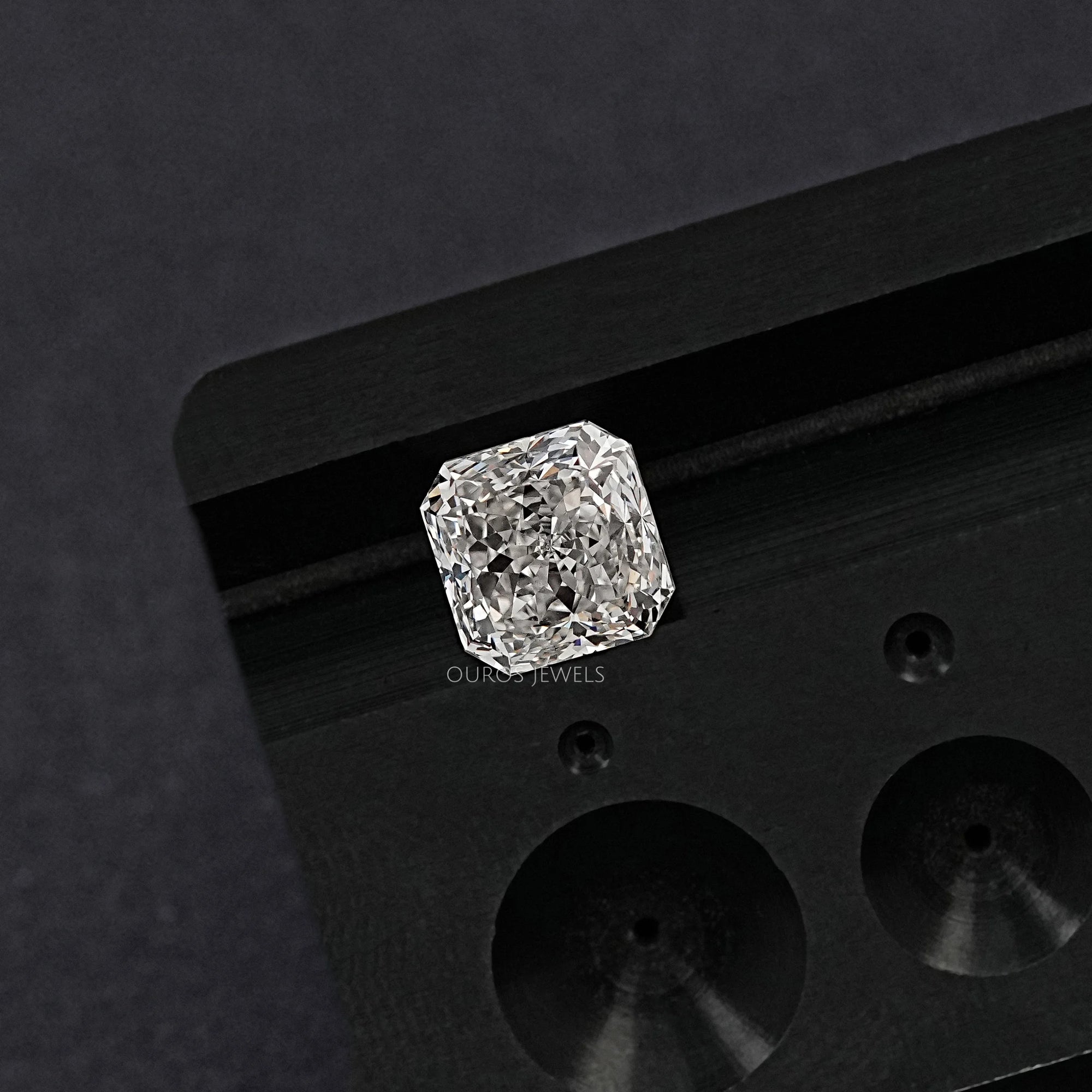 3.00 CT Square Portuguese Lab Diamond Loose Loose