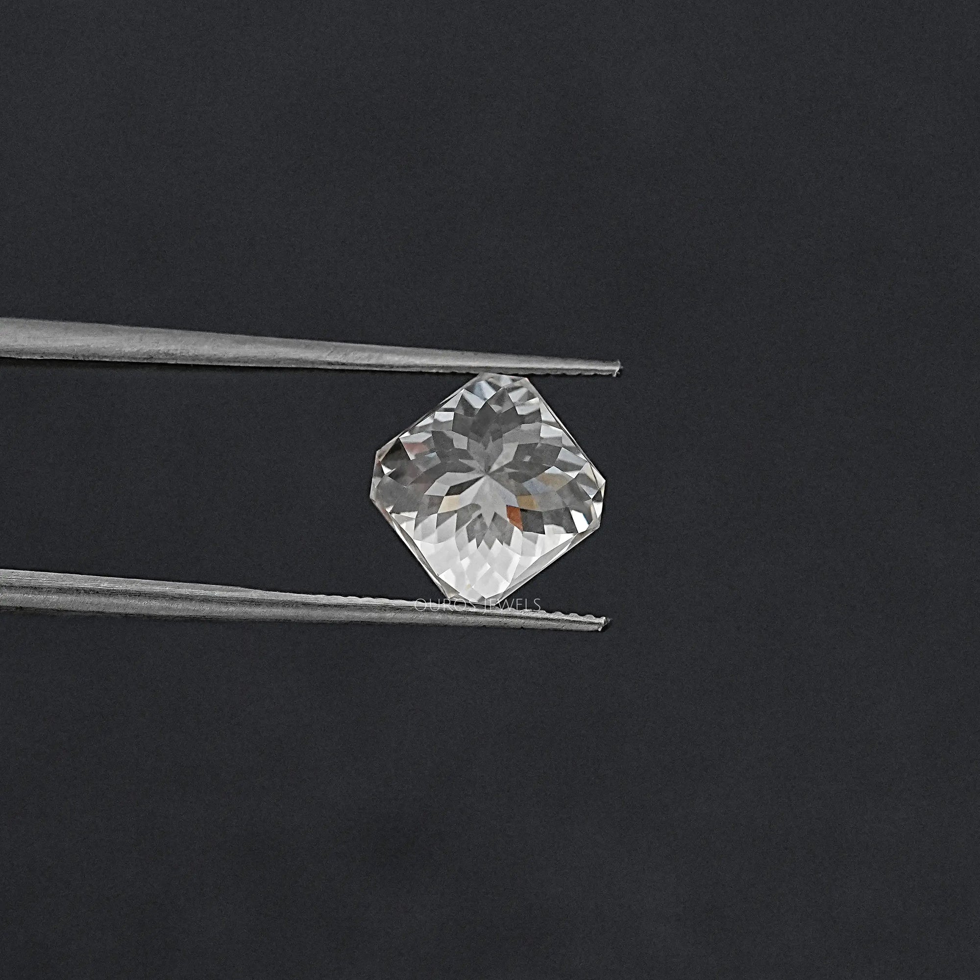 3.00 CT Square Portuguese Lab Diamond Loose Loose