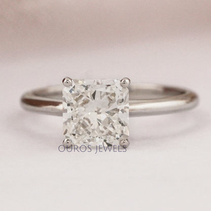 Square Radiant Lab Grown Diamond Solitaire Ring Rings
