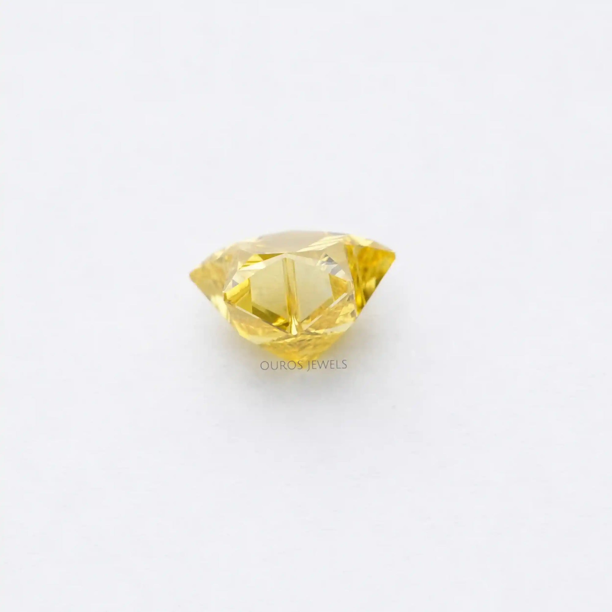 Fancy Yellow Star Cut Lab Grown Diamond