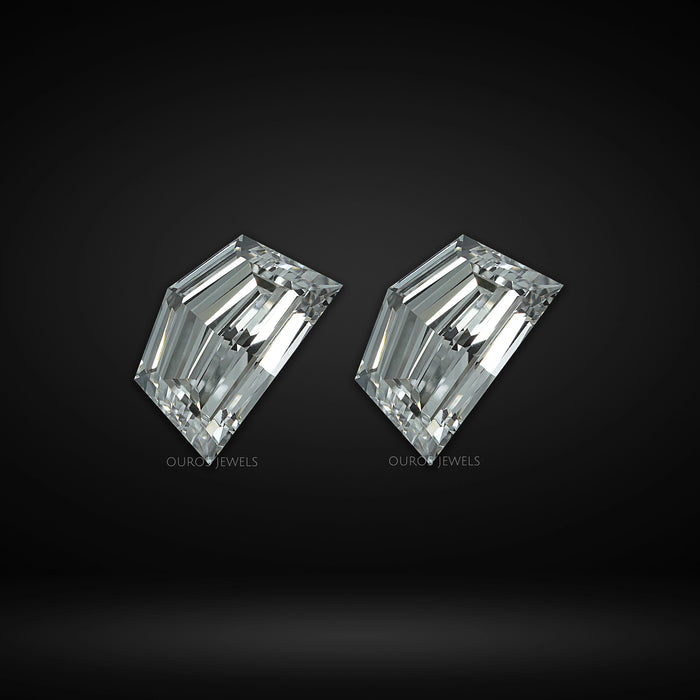 Step Cut Cadillac Shape Lab Diamond Matching Pair