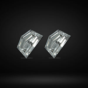 Step Cut Cadillac Shape Lab Diamond Matching Pair