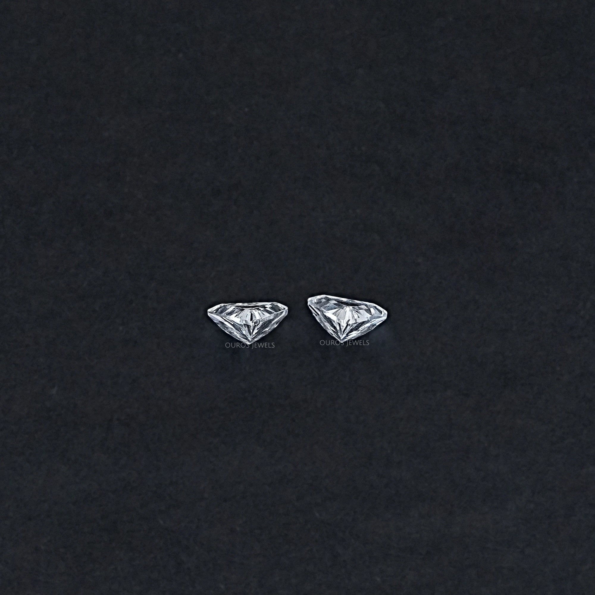 Step Cut Triangle Lab Diamond For Matching Pair Loose