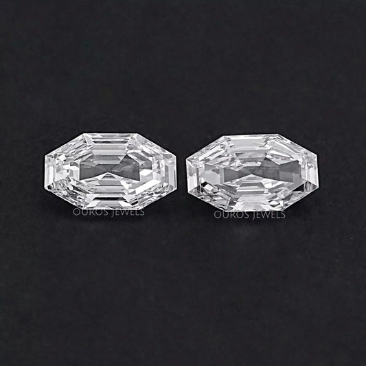 Step Cut Octagon Lab Diamond Matching Pair Loose