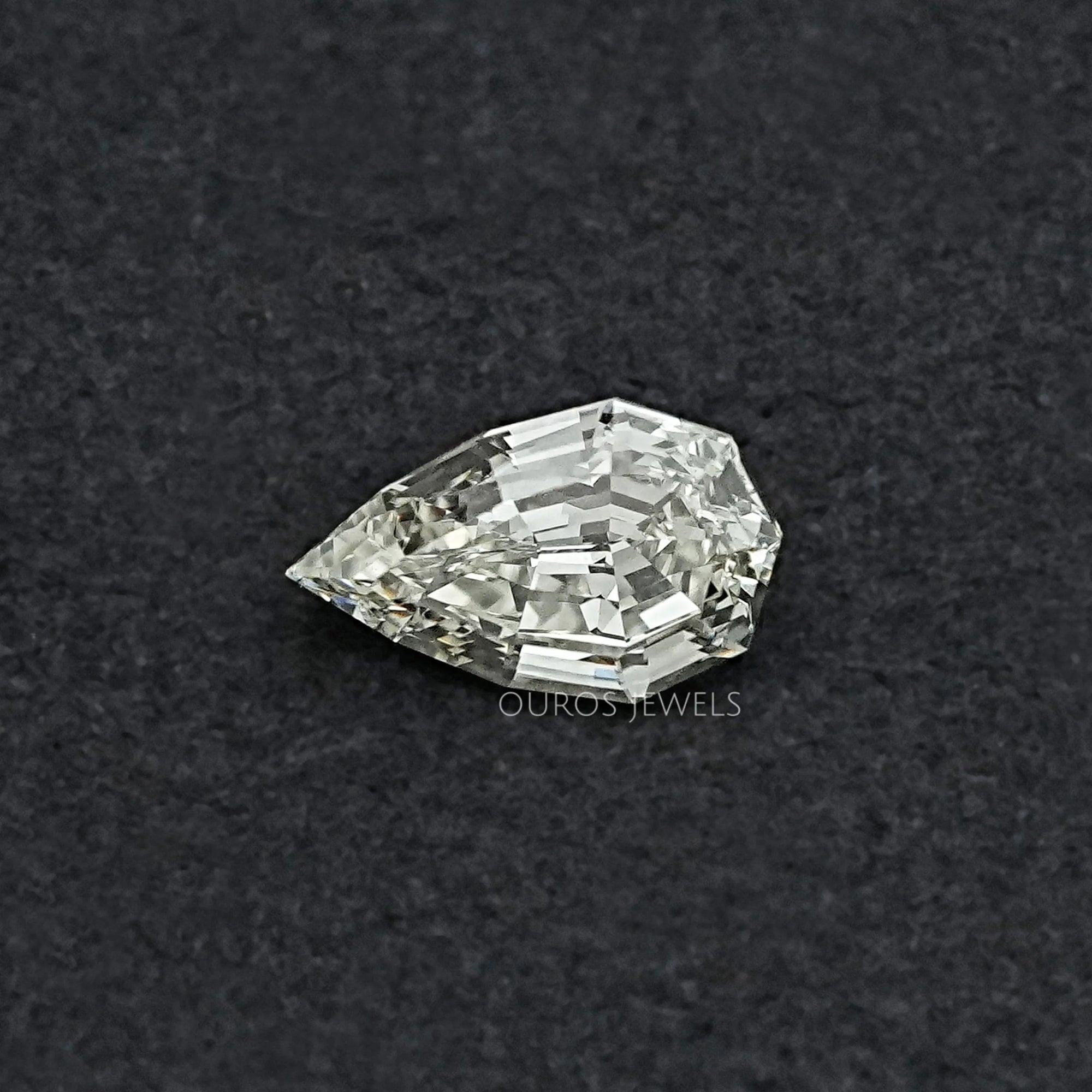 Step Cut Pear Lab Grown Loose Diamond Loose